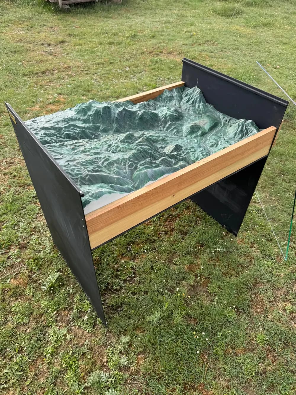 Scale model of the El Encinarejo estate