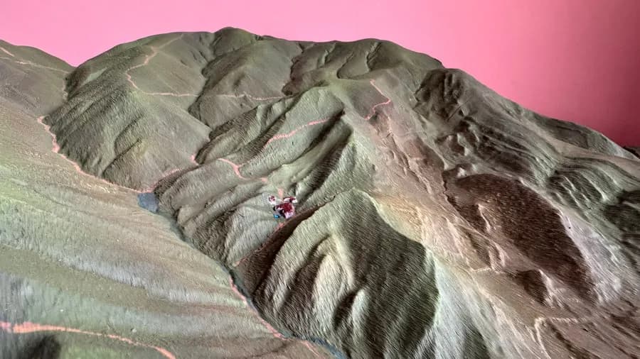 Relief model of a hunting estate in miniature